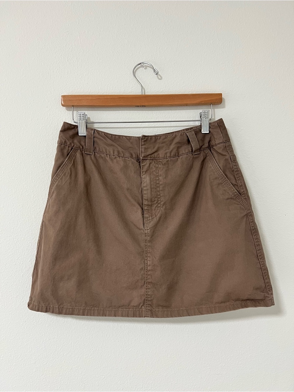Sonoma Brown Cotton Skort